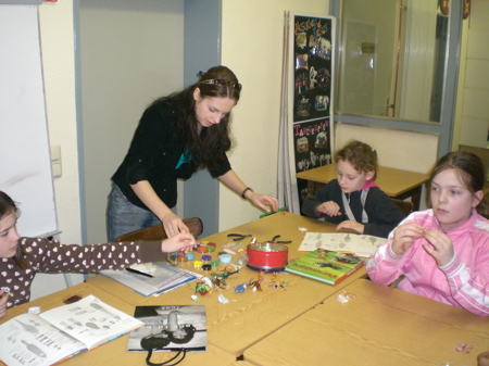 Kurs für Kinder - Perlenkreation -  Februar 2007